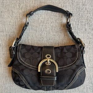 Coach Soho Braided Leather Shoulder Bag